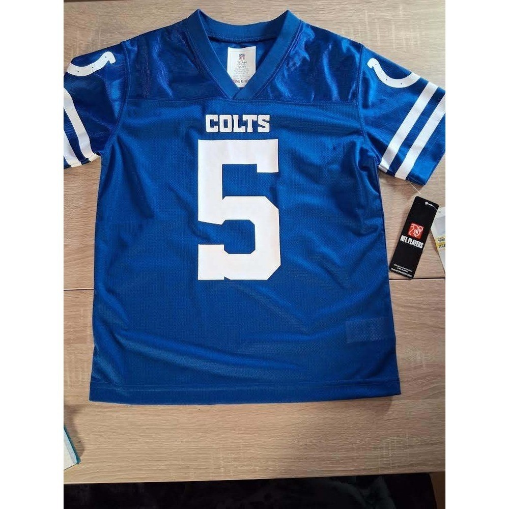 NFL Indianapolis Colts Anthony Richardson Sr Jersey Youth Medium 8/10 Blue New